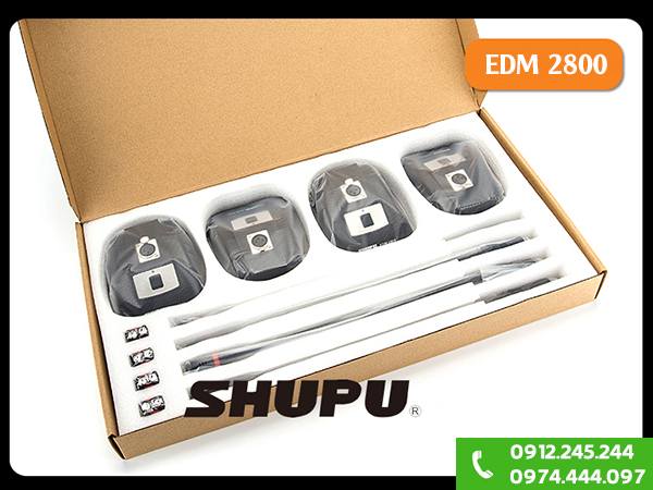 Micro hội nghị không dây 8 mic Shupu EDM 2800